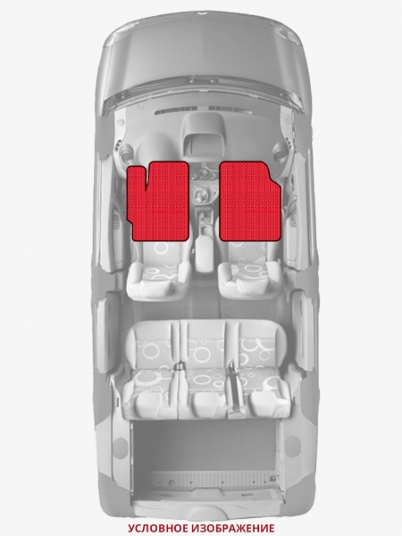 ЭВА коврики «Queen Lux» передние для Cadillac CTS-V (1G)