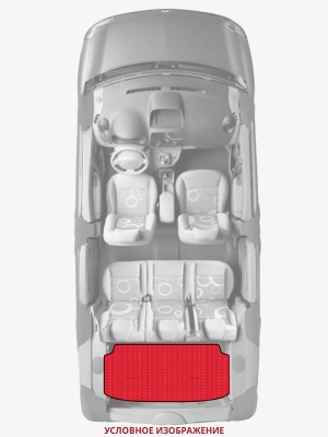 ЭВА коврики «Queen Lux» багажник для Cadillac CTS-V (1G)